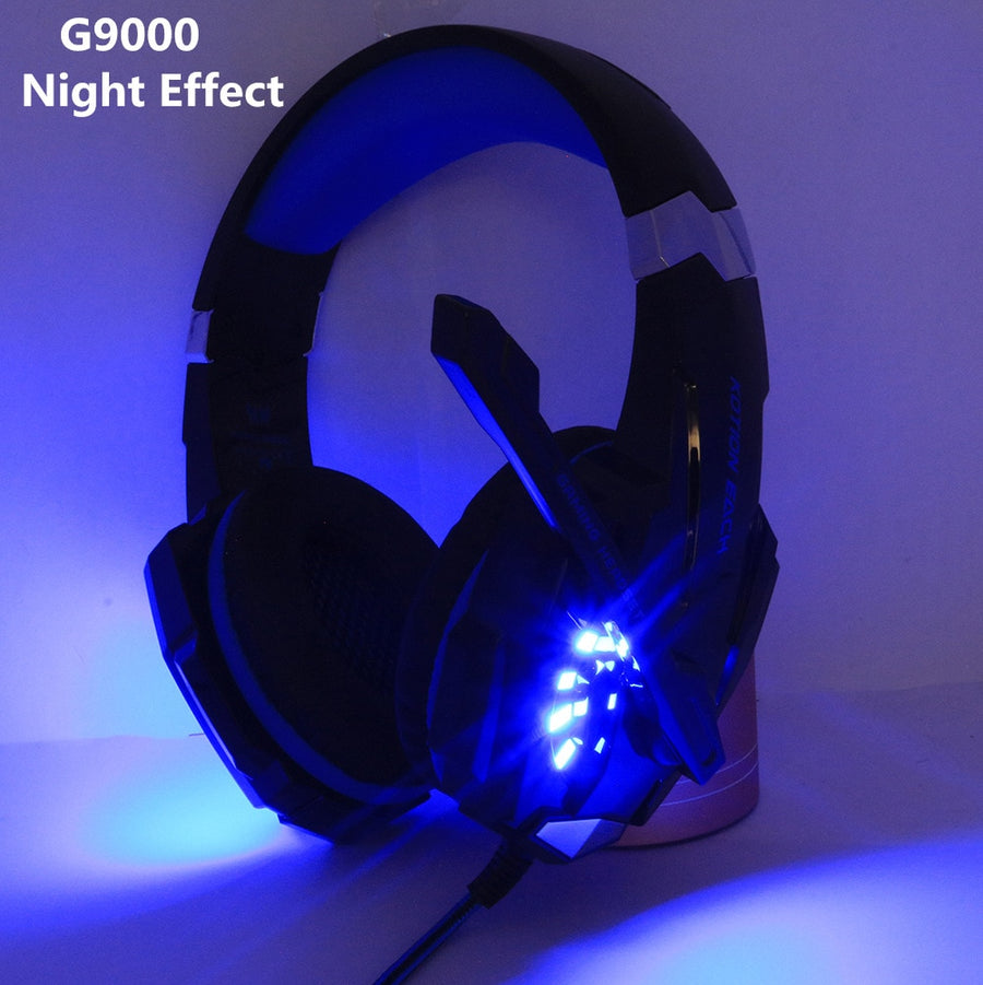 Gaming Headset and Gaming Mouse 4000 DPI Adjustable Stereo Gamer Earphone Headphones