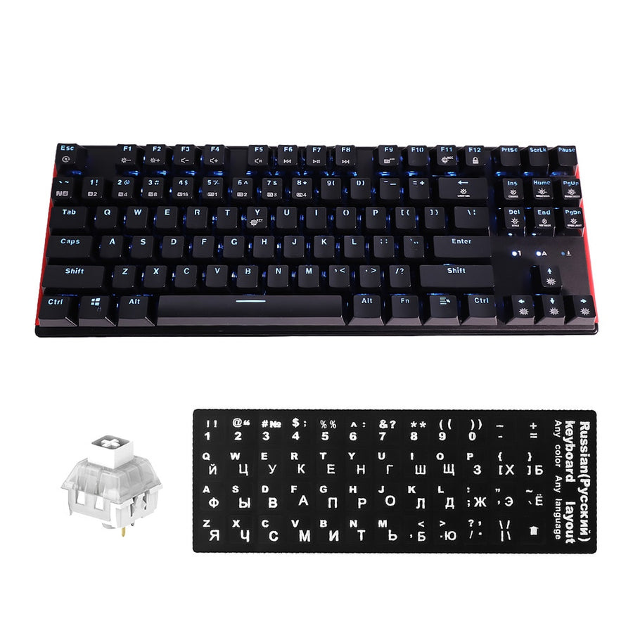 HEXGEARS GK707 87 Key Gamer Mechanical Keyboard Kailh BOX Switch Hot Swap Gaming Keyboard For PC/Mac/Lap