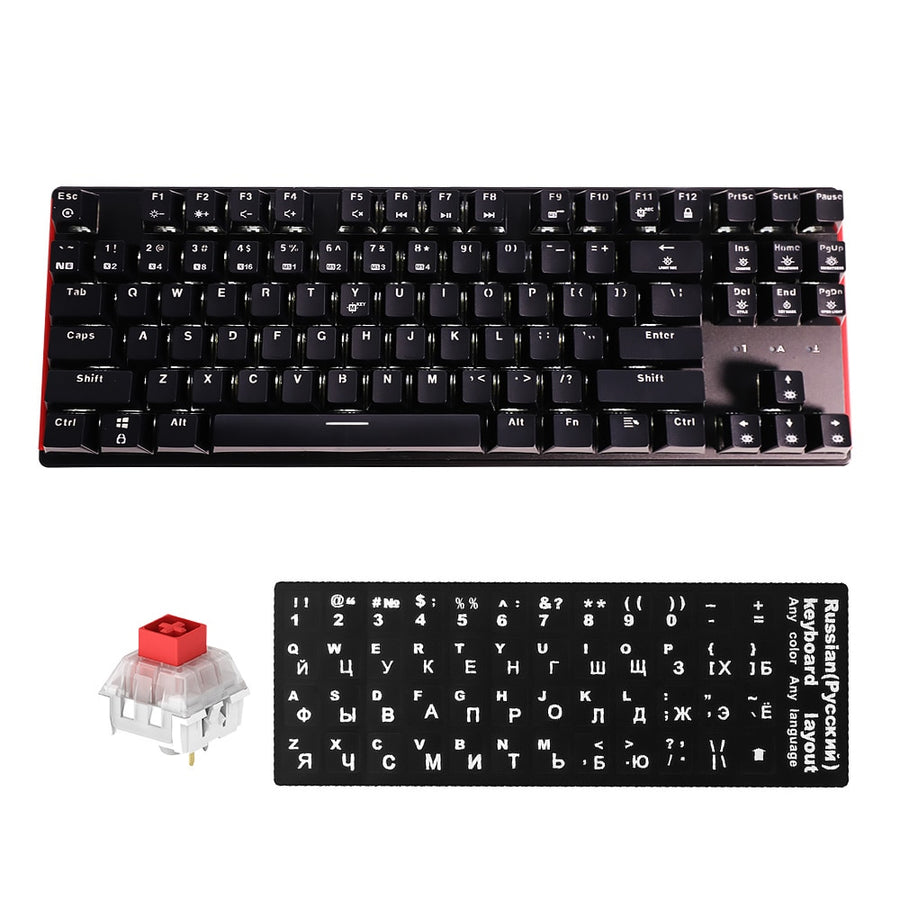 HEXGEARS GK707 87 Key Gamer Mechanical Keyboard Kailh BOX Switch Hot Swap Gaming Keyboard For PC/Mac/Lap