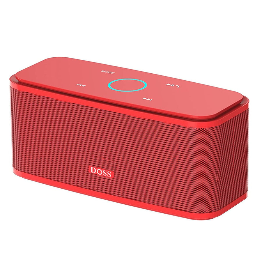 DOSS SoundBox Touch Control Bluetooth Speaker Portable Wireless Loud Speakers Stereo Bass Sound Box Built-in Mic for Computer PC