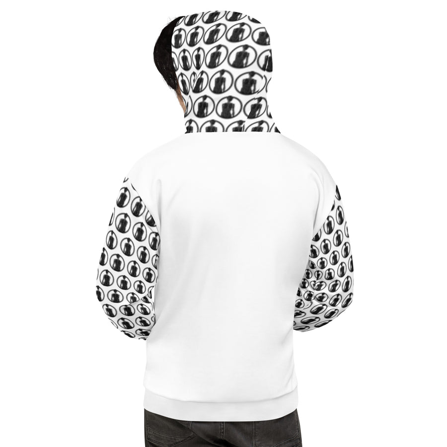 Unisex Hoodie Bold Pattern Sleeve